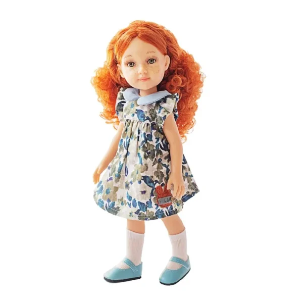 Кукла Reina Del Norte Аня - рыжая кукла с веснушками, 32 см