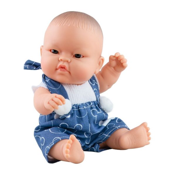 Paola Reina Лукас — испанский пупс мальчик-азиат 22 см в комбинезоне с Микк