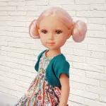 Кукла Августа вид слева